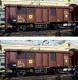 66166  Roco 2 Piece Set #1: Roller Shutter Freight car